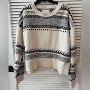 LUCKY BRAND (NWOT) | women’s fairisle crew sweater